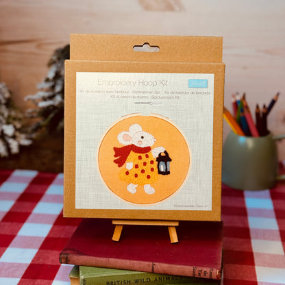 Trimits Little Mouse Embroidery Hoop Craft Kit