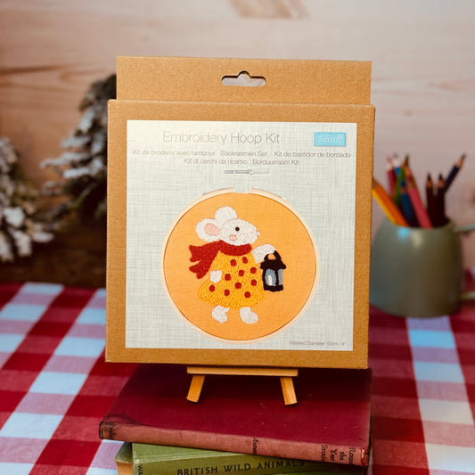 Trimits Little Mouse Embroidery Hoop Craft Kit