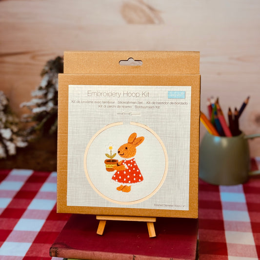 Trimits Bunny Embroidery Hoop Craft Kit