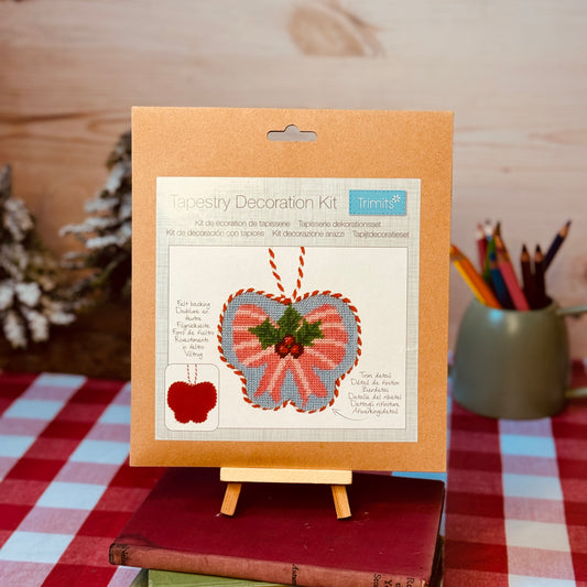 Trimits Christmas Bow Tapestry Craft Kit
