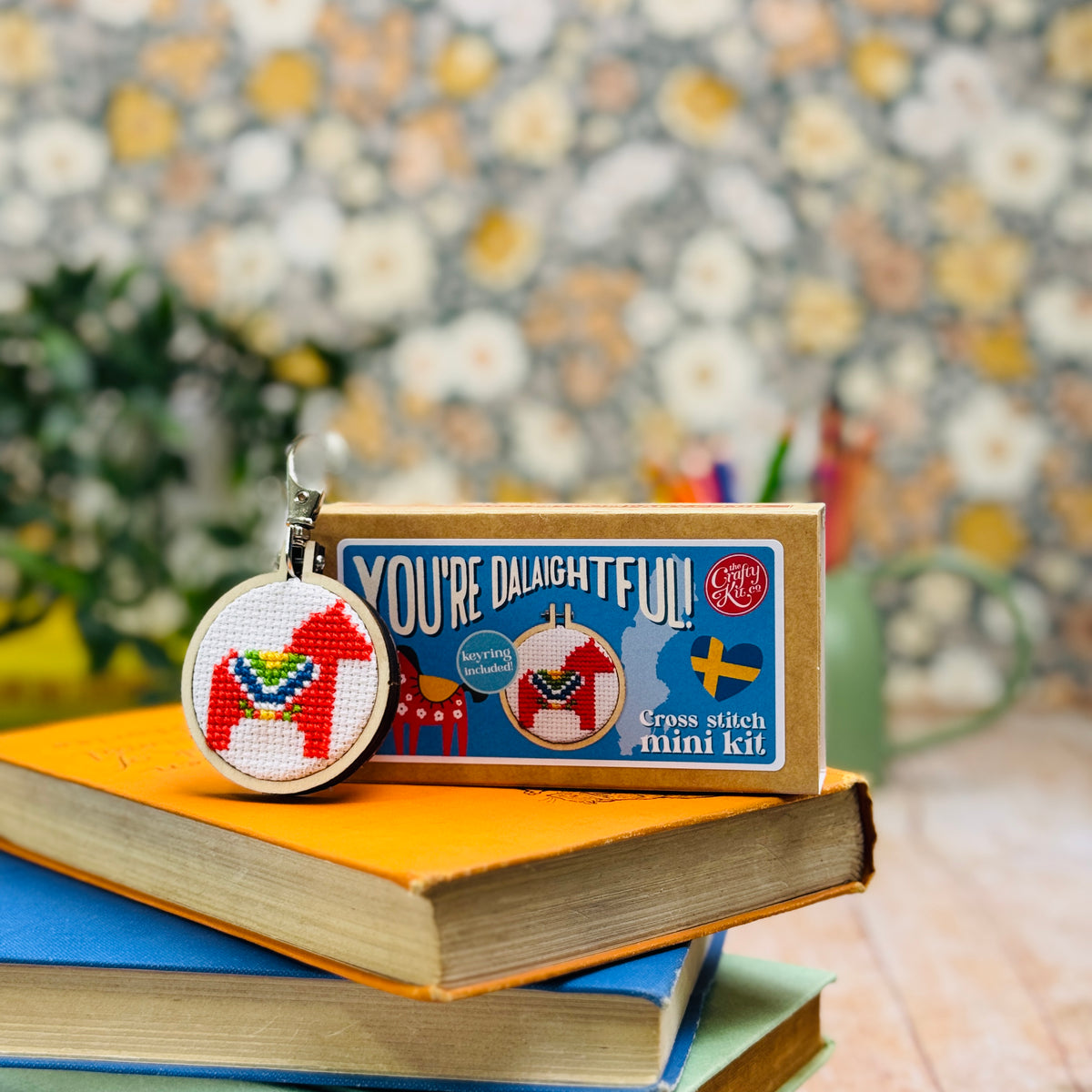 You're Dalaightful! Mini Matchbox Cross Stitch Kit