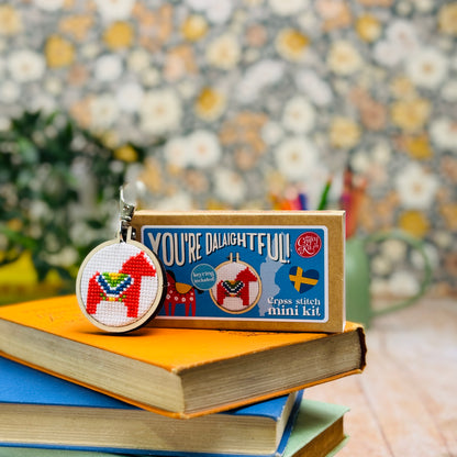 You're Dalaightful! Mini Matchbox Cross Stitch Kit
