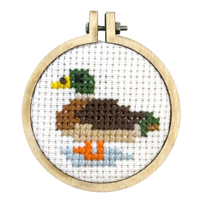 I Ducking Love You! Mini Matchbox Cross Stitch Kit