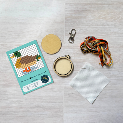 I Ducking Love You! Mini Matchbox Cross Stitch Kit