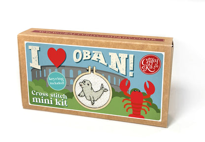 I Love Oban! Mini Matchbox Cross Stitch Kit