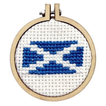 I Love Scotland! Mini Matchbox Cross Stitch Kit