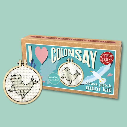 I Love Colonsay Mini Matchbox Cross Stitch Kit