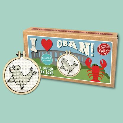 I Love Oban! Mini Matchbox Cross Stitch Kit