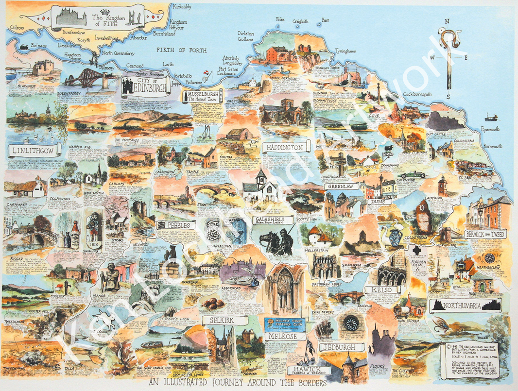 Ken Lochhead Pictorial Maps – The Crafty Kit Company