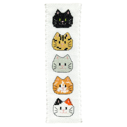 Kitty Cats Cross Stitch Bookmark Kit