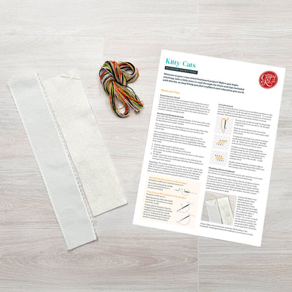 Kitty Cats Cross Stitch Bookmark Kit