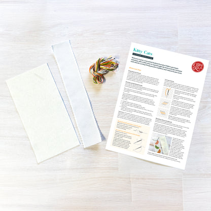 Kitty Cats Cross Stitch Bookmark Kit