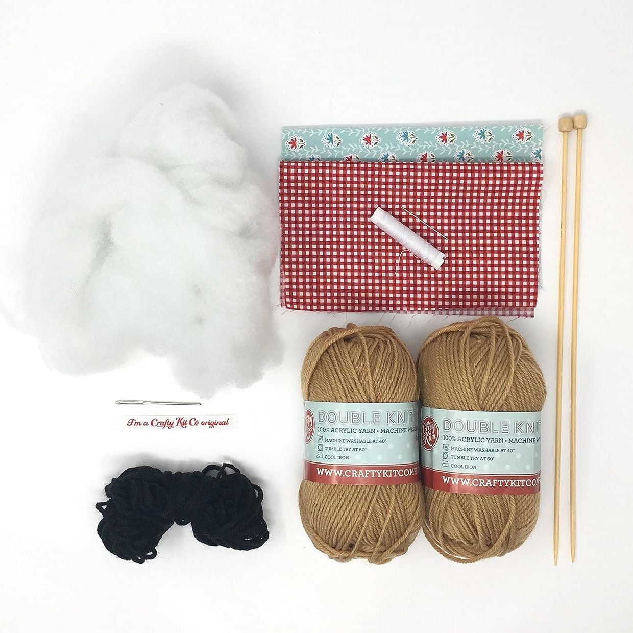 Knit Your Own Teddies Knitting Craft Kit