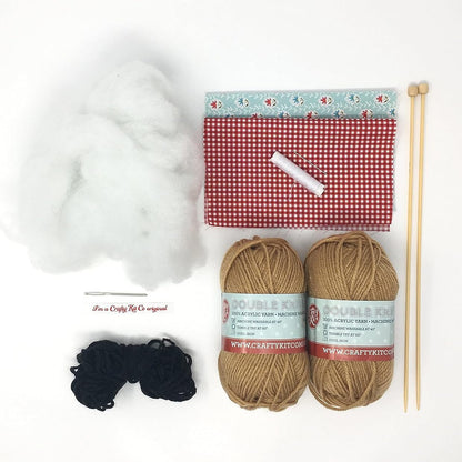 Knit Your Own Teddies Knitting Craft Kit