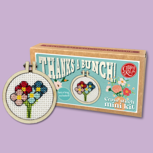 Thanks a Bunch! Mini Matchbox Cross Stitch Kit