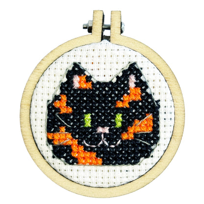 Life is Better with Cats Mini Matchbox Cross Stitch Kit