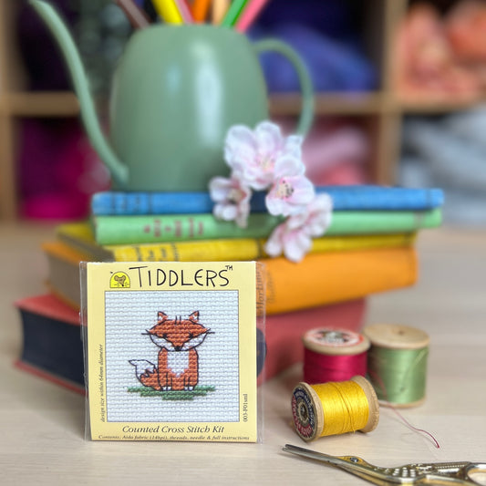 Tiddlers Little Fox Mini Cross Stitch Kit