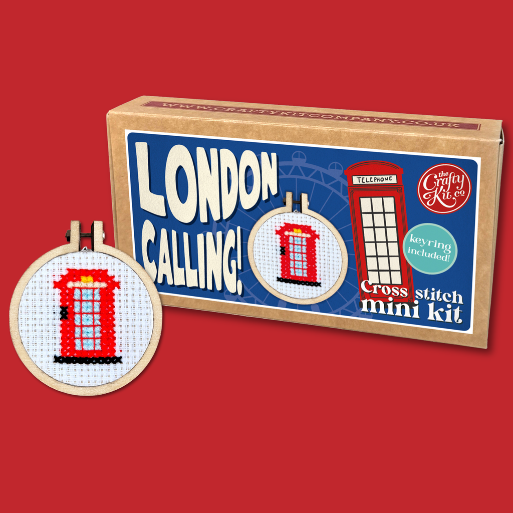 London Calling! Mini Matchbox Cross Stitch Kit