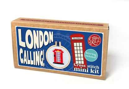 London Calling! Mini Matchbox Cross Stitch Kit