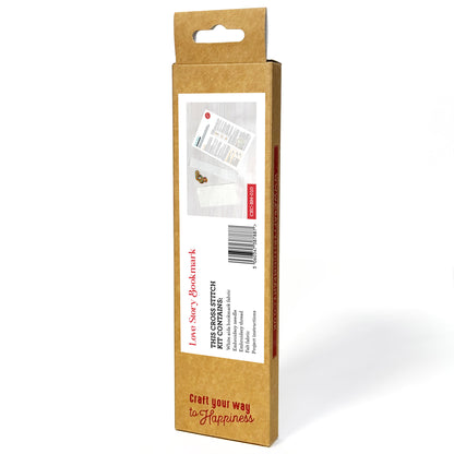 Love Story Cross Stitch Bookmark Kit