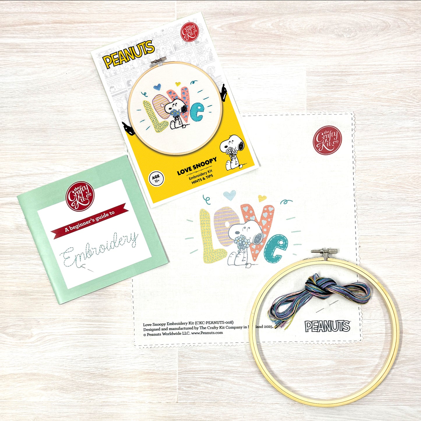 Peanuts - Love Snoopy Embroidery Kit