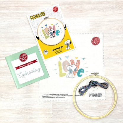 Peanuts - Love Snoopy Embroidery Kit