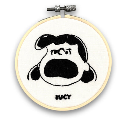 Peanuts - Lucy Mini Embroidery Kit