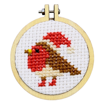 Merry Tweetmas! Mini Matchbox Cross Stitch Kit