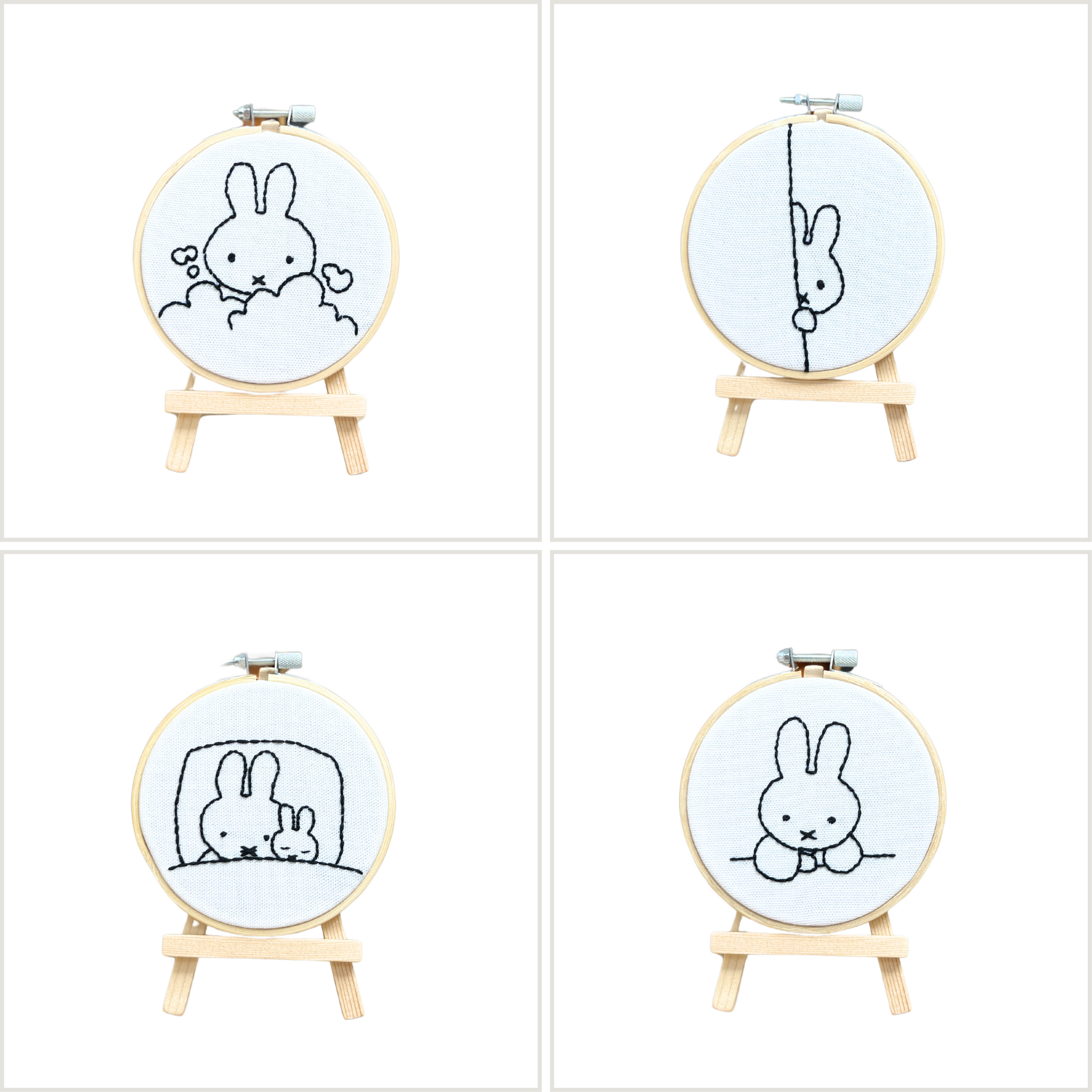 Mini Miffy Embroidery Bundle The Crafty Kit Company