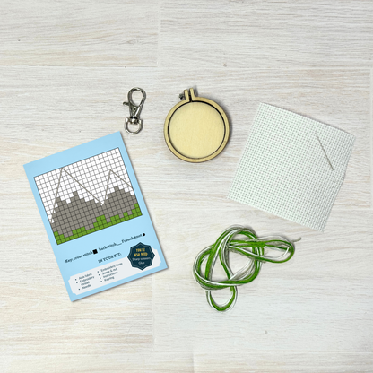 You'll Go Far! Mini Matchbox Cross Stitch Kit