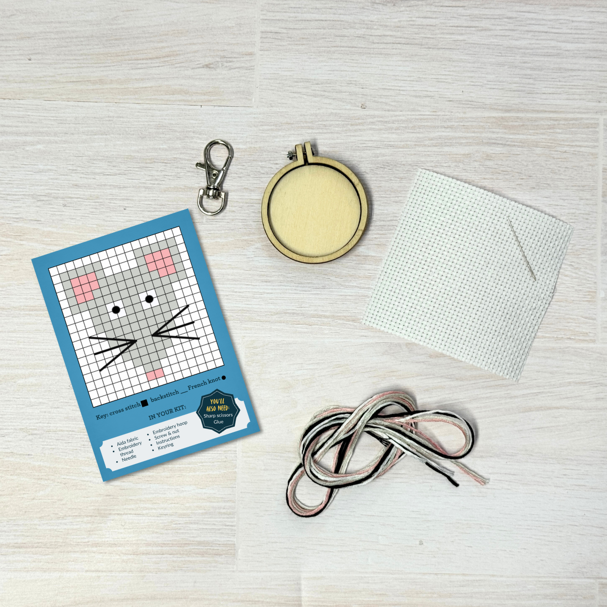 Have a Mice Day! Mini Matchbox Cross Stitch Kit