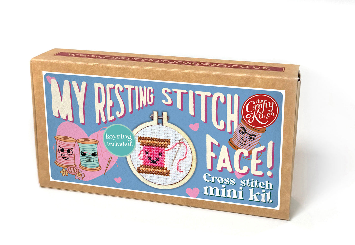 My Resting Stitch Face! Mini Matchbox Cross Stitch Kit
