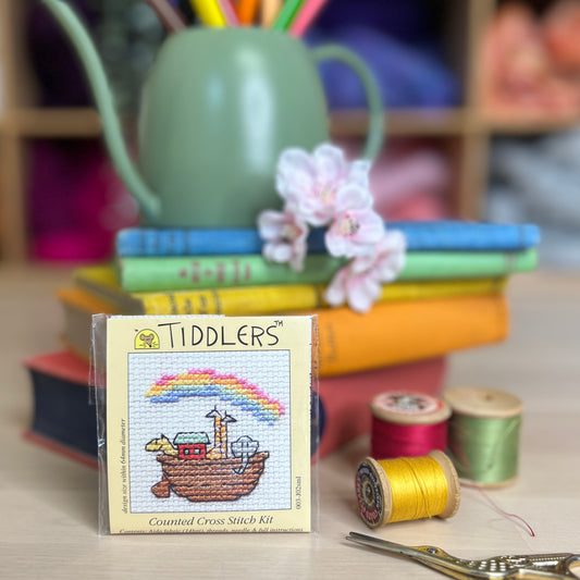 Tiddlers Noah's Ark Mini Cross Stitch Kit