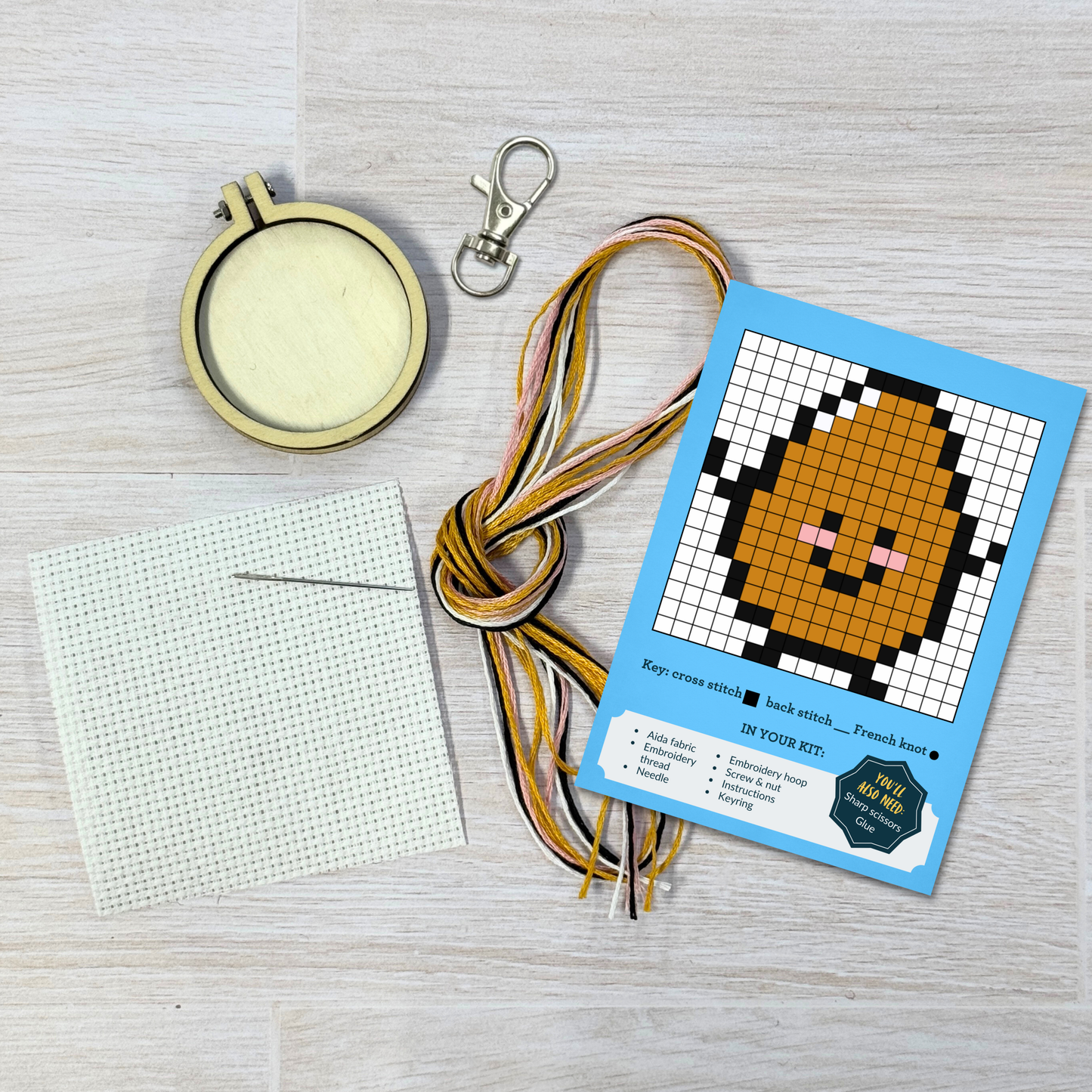 I'm Nuts About You! Mini Matchbox Cross Stitch Kit