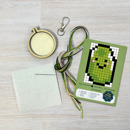 Olive You Very Much Mini Matchbox Cross Stitch Kit