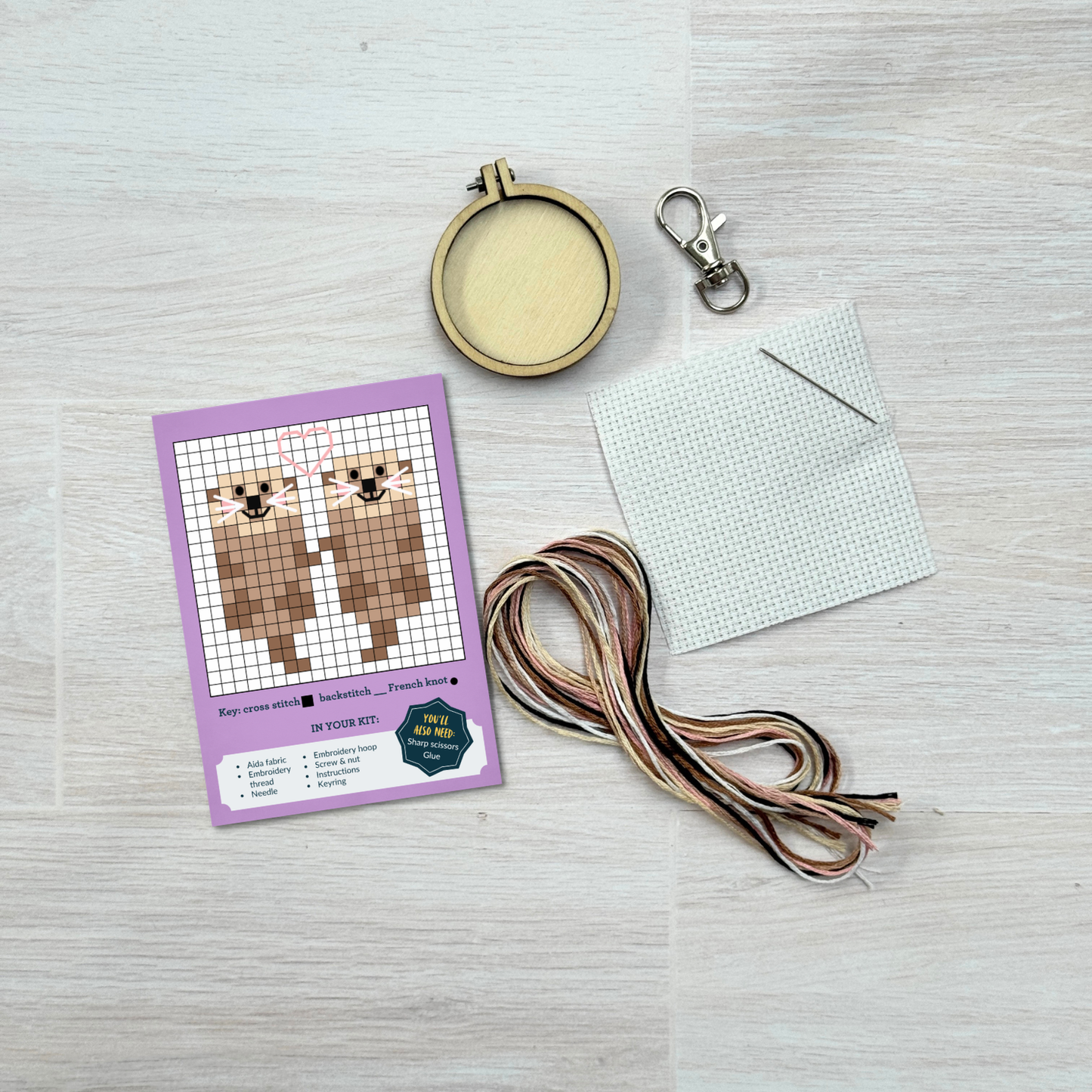 Greetings from Colonsay Mini Matchbox Cross Stitch Kit
