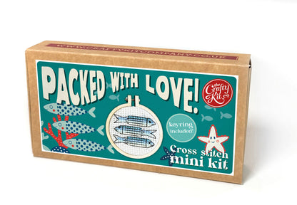 Packed with Love! Seaside Mini Matchbox Cross Stitch Kit