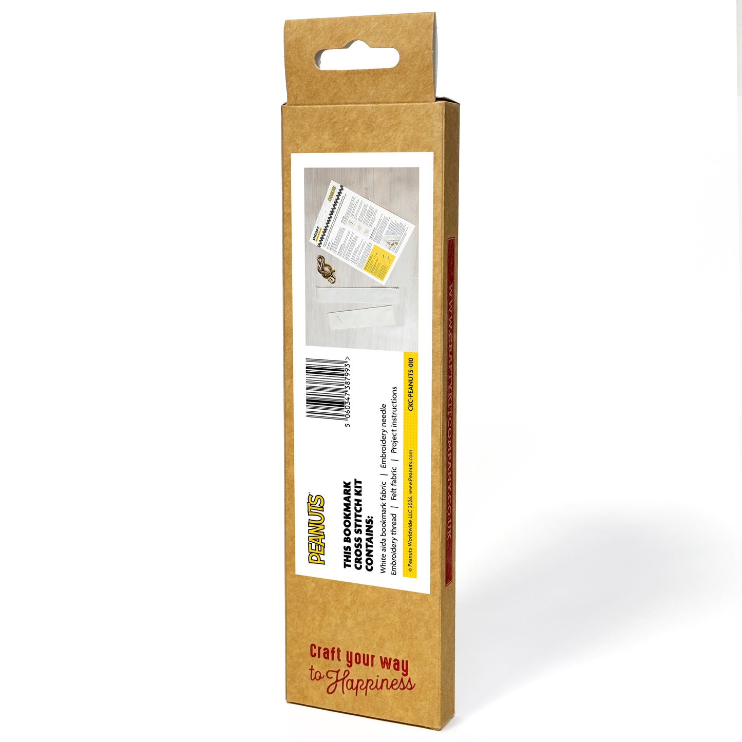 Peanuts - Snoopy Cross Stitch Bookmark Kit