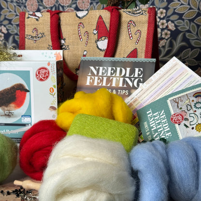 Santa's Bag of Needle Felt Goodies
