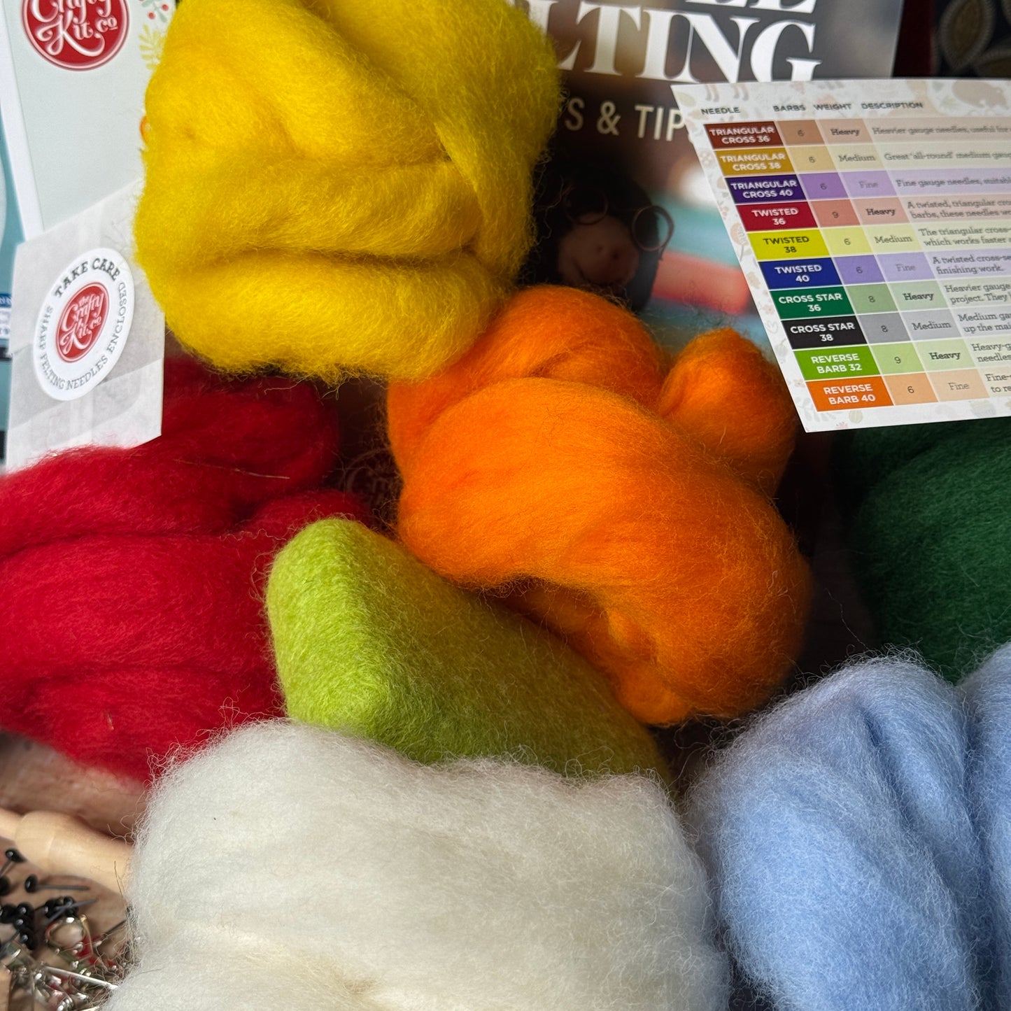 Santa's Bag of Needle Felt Goodies