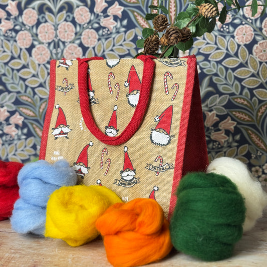 Santa's Bag of Needle Felt Goodies