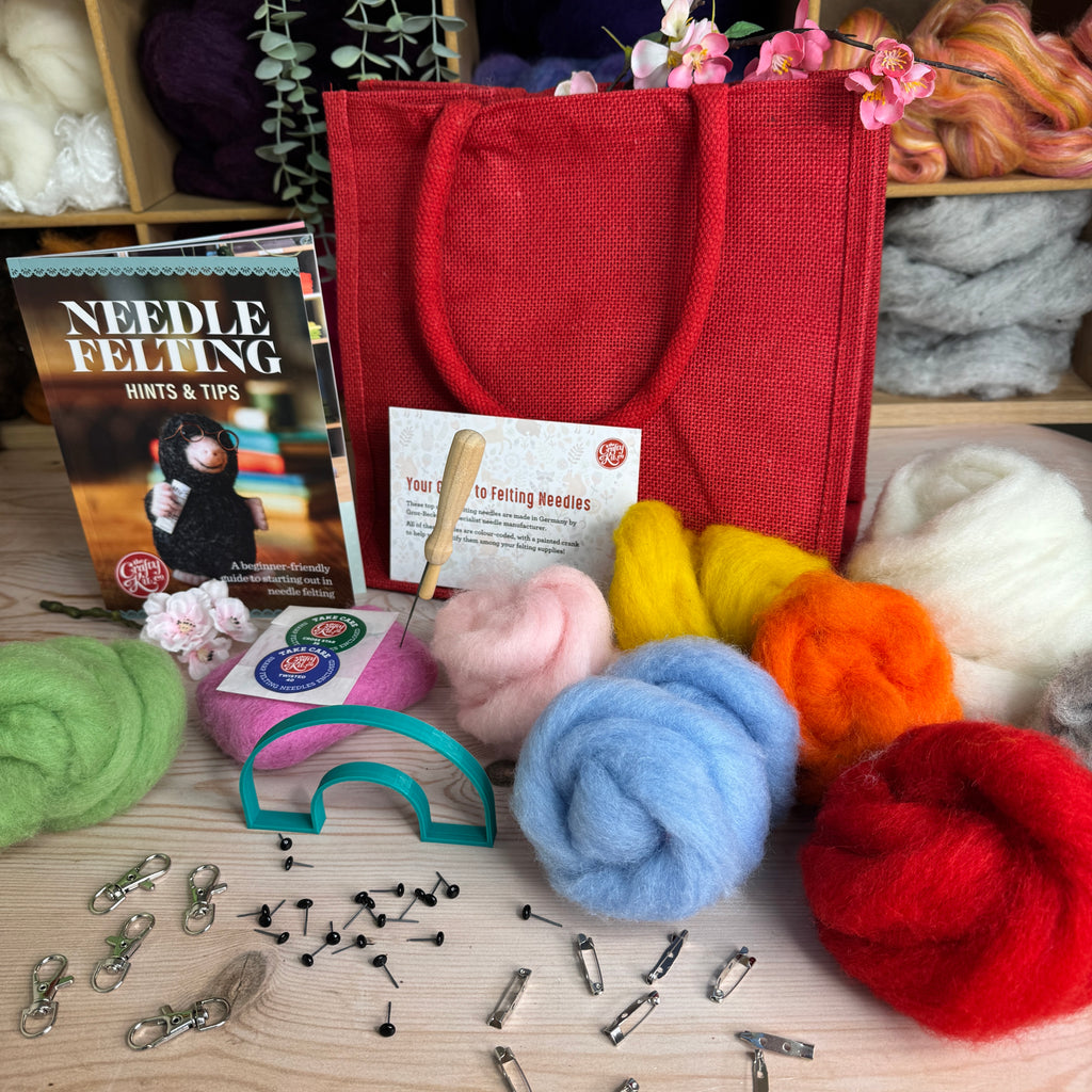 Beginner's Needle Felting Bundle The Crafty Kit Company