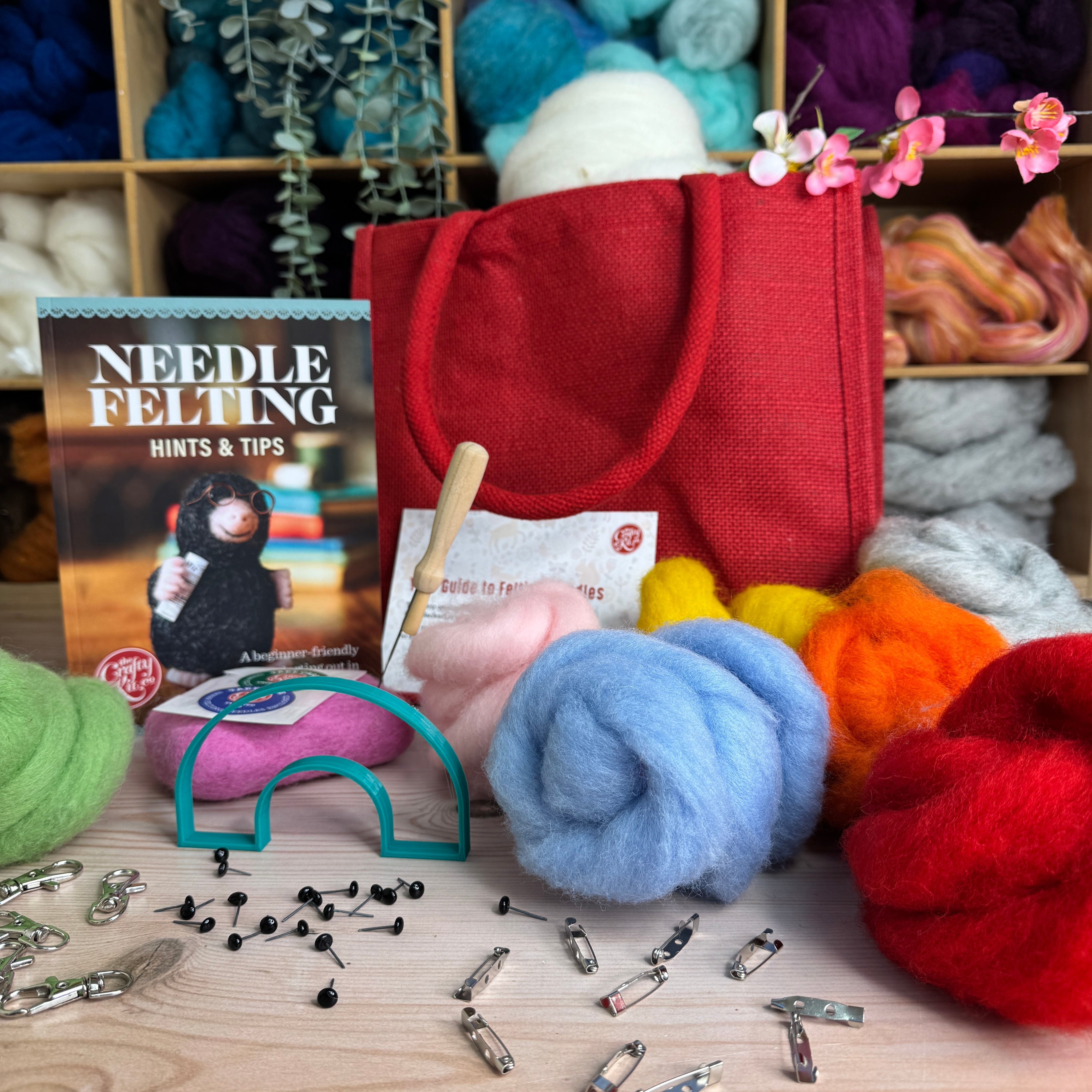 Beginner's Needle Felting Bundle The Crafty Kit Company