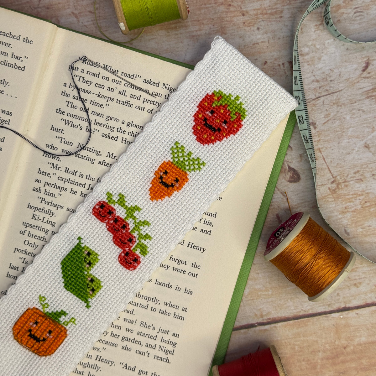 Kitchen Garden Cross Stitch Bookmark Kit