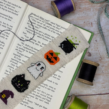 Hallowe'en Cross Stitch Bookmark Kit