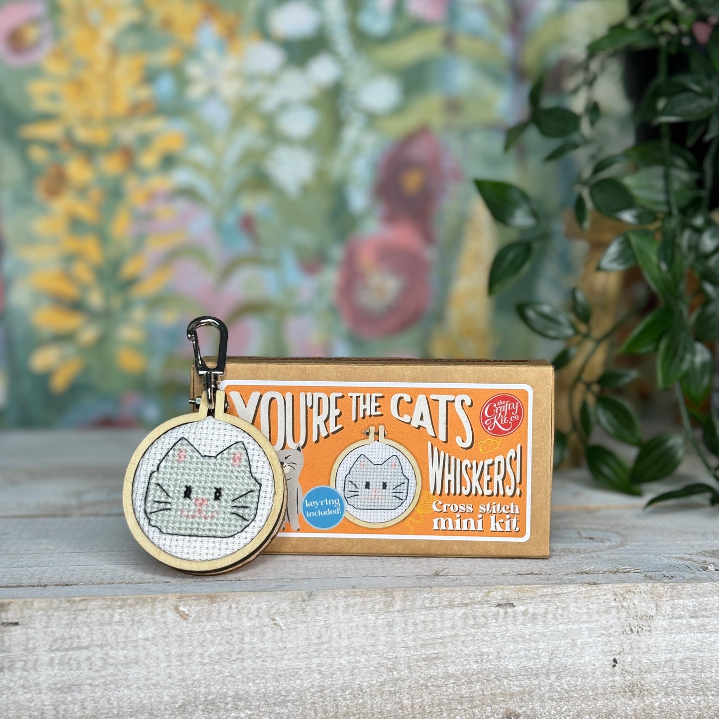 You're the Cats Whiskers! Mini Matchbox Cross Stitch Kit