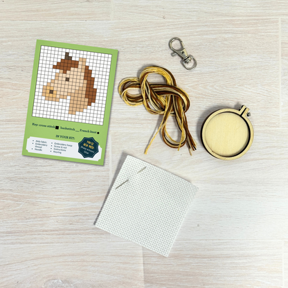 Pony Love Forever! Mini Matchbox Cross Stitch Kit