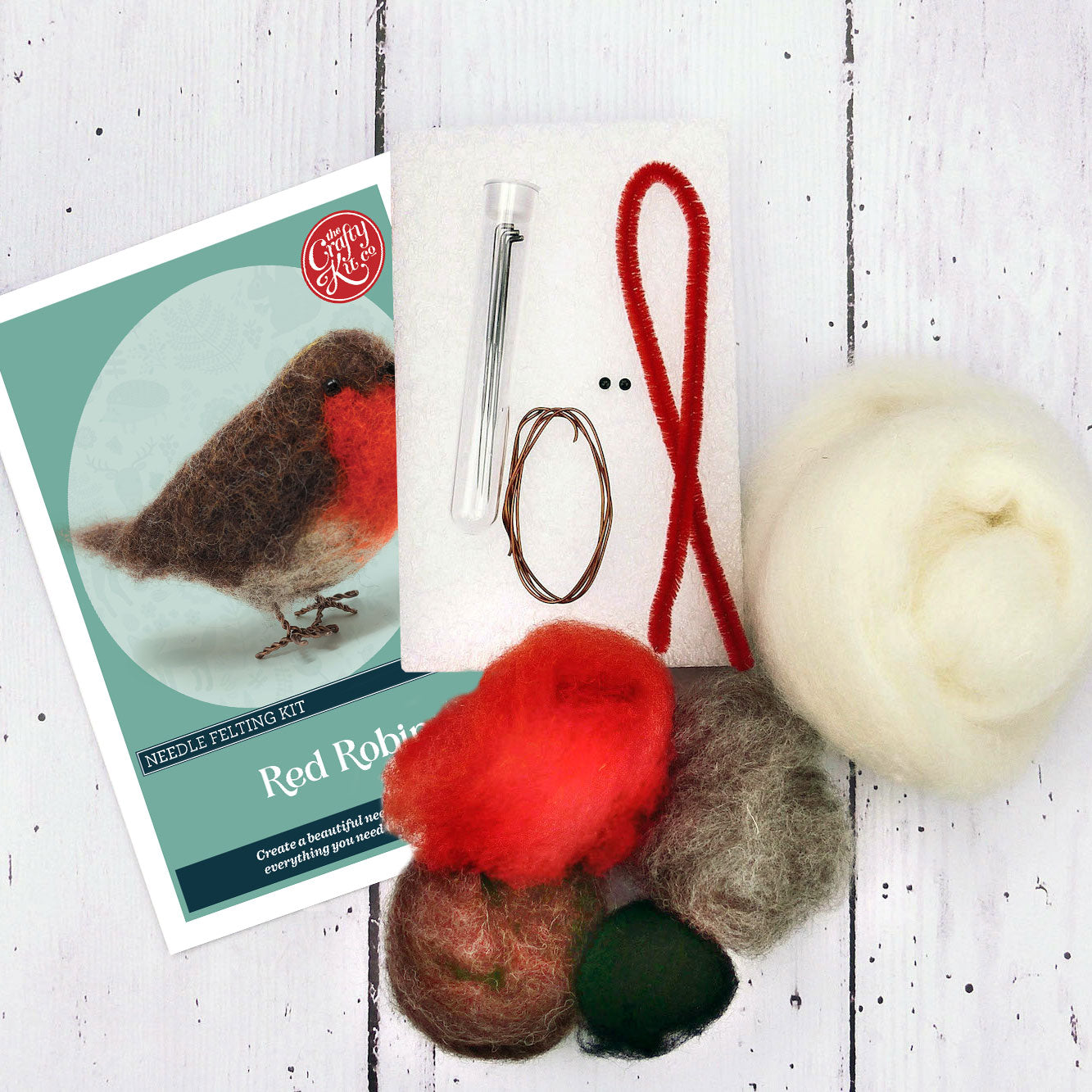 British Birds Robin Needle Felting Craft Kit