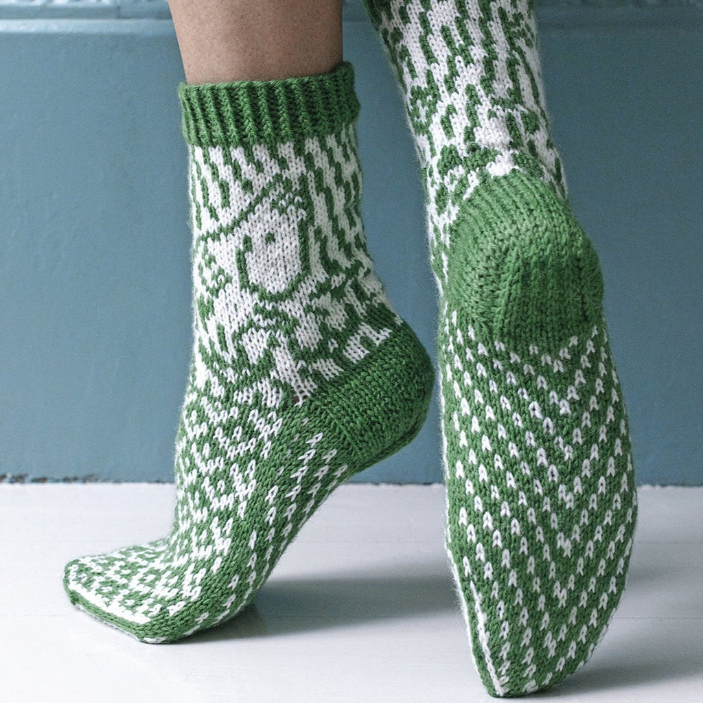 Moomin Pattern Knitted Moomin Socks Pattern Book – The Crafty Kit Company
