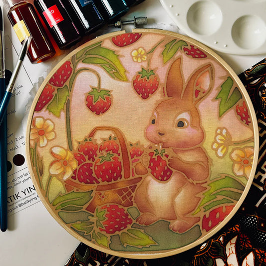 Strawberry Snuffle Batik Craft Kit